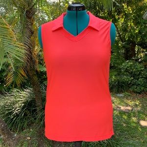 Sleeveless Sports Top - Mondetta, Large. Peach